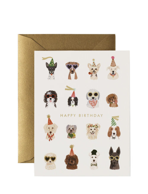 Party Pups Birthday Card