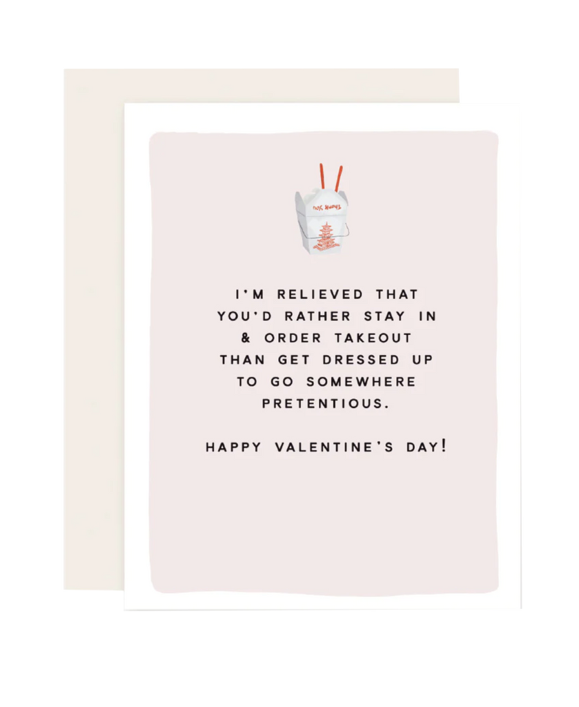 Relieved Valentine