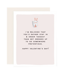 Relieved Valentine