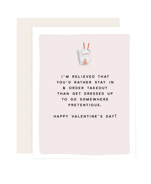 Relieved Valentine