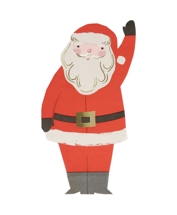 Jolly Christmas Santa Napkins