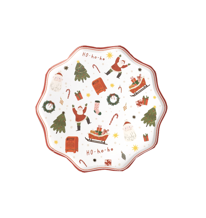 Christmas Cheer Dessert  Paper Plates