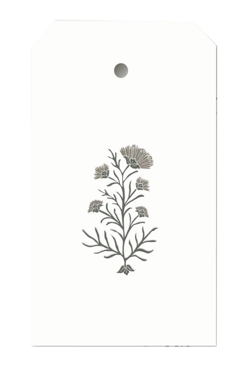 Charolette Spruce and Gold Tags