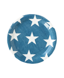 Navy Star Dinner Plate