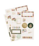 Birthday Cake Stickers & Labels