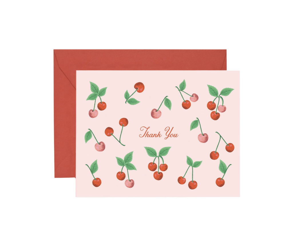 Cherries Thank You Card