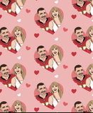 Taylor Travis Love Valentine's Wrapping Paper