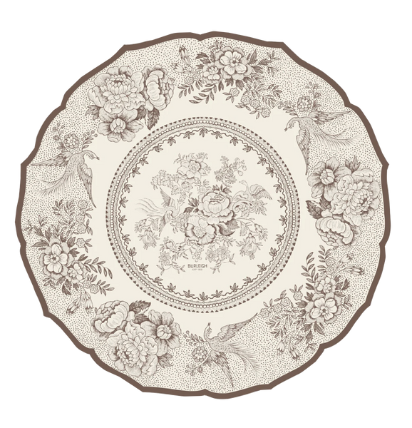 Die-cut Brown Asiatic Pheasants Placemat