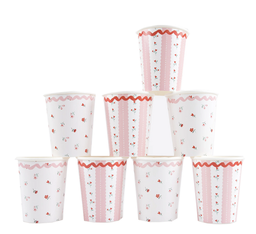 Vintage Rose Cups