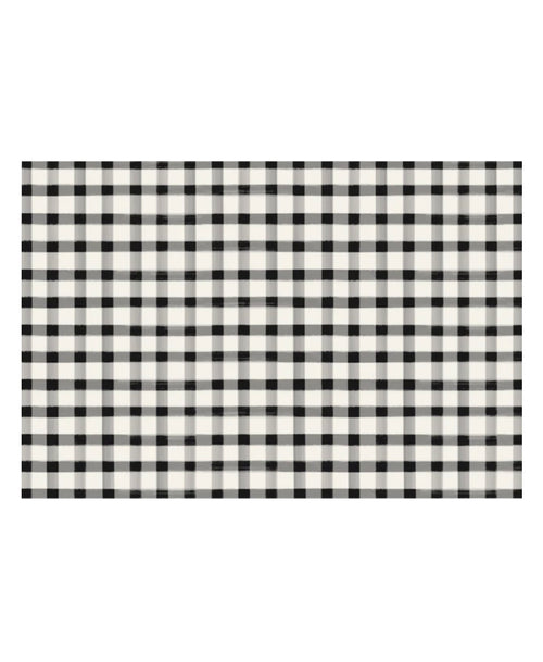 Black Check Placemat