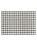 Black Check Placemat