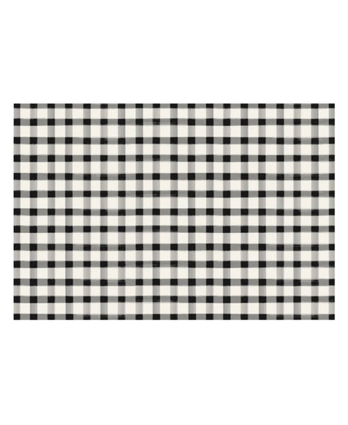 Black Check Placemat