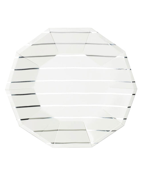 Frenchie Large Plates - Silver