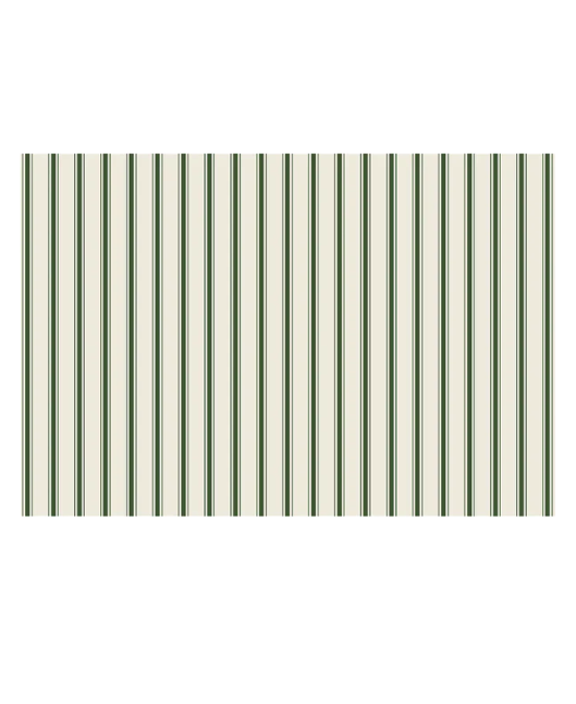 Green Ribbon Stripe Placemat
