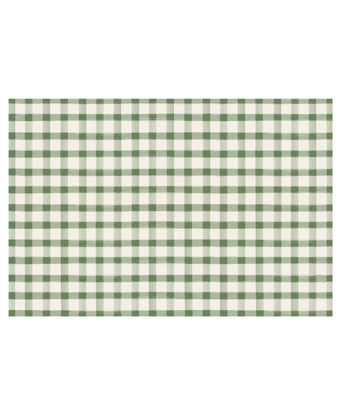 Green Check Placemat