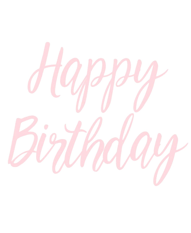 Happy Birthday Script Banner
