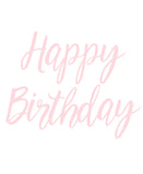 Happy Birthday Script Banner