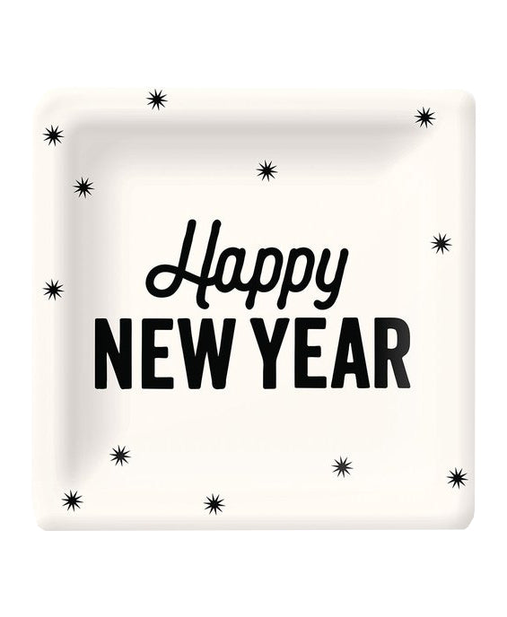 Happy New Year Plates