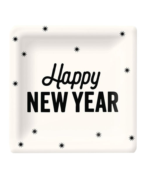Happy New Year Plates