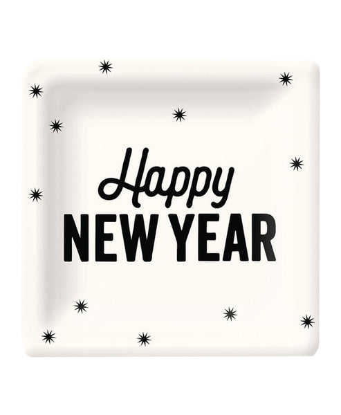 Happy New Year Plates
