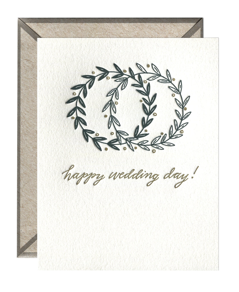 Happy Wedding Day Wreath