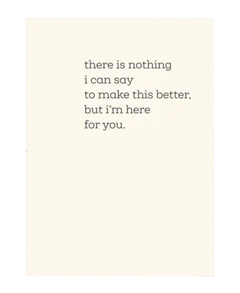 Nothing I Can Say