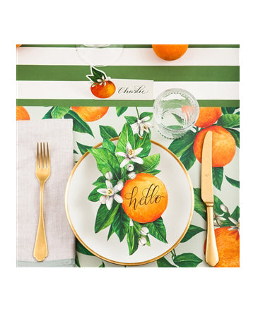 Orange Orchard Place Cards