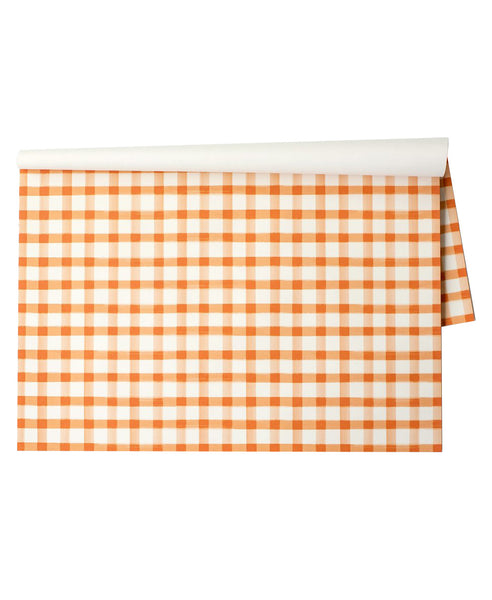 Orange Check Placemat