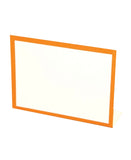 Frame Place Cards - Orange (Bottom Fold)
