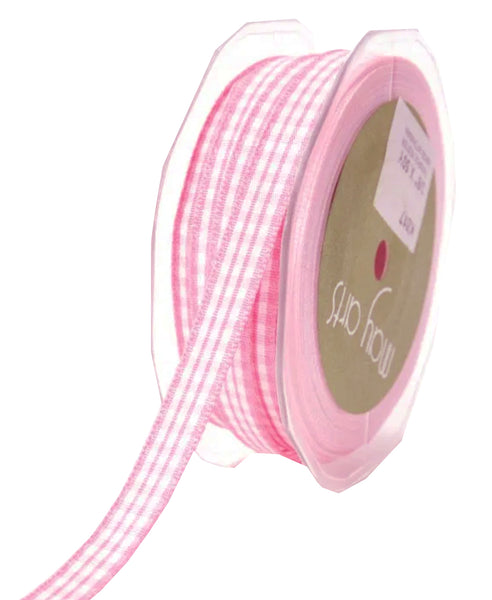 Pink Checkered Ribbon