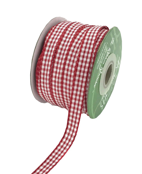Red Checkered Ribbon