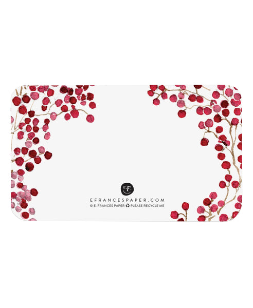 Red Berries Little Notes® by E. Frances Paper