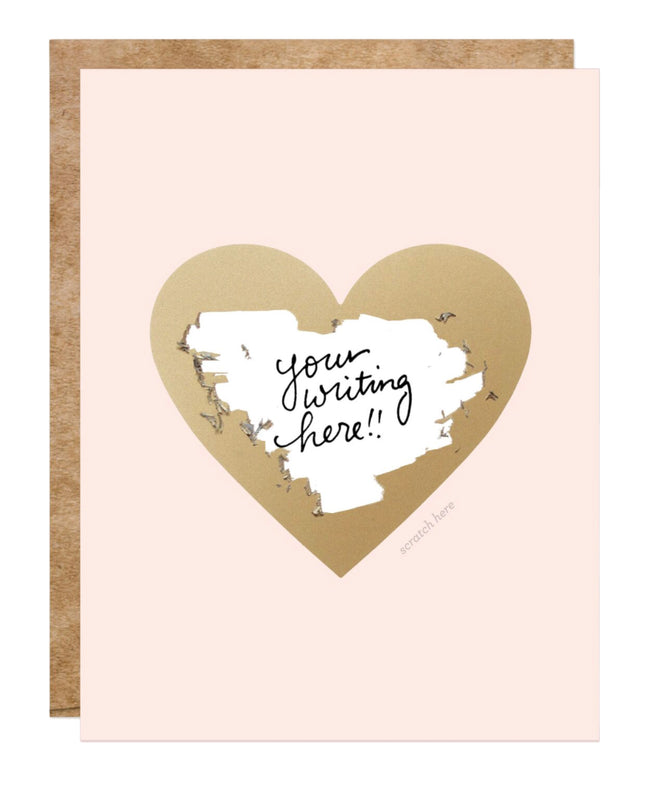 Scratch-Off Heart