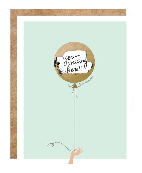 Scratch-Off Balloon