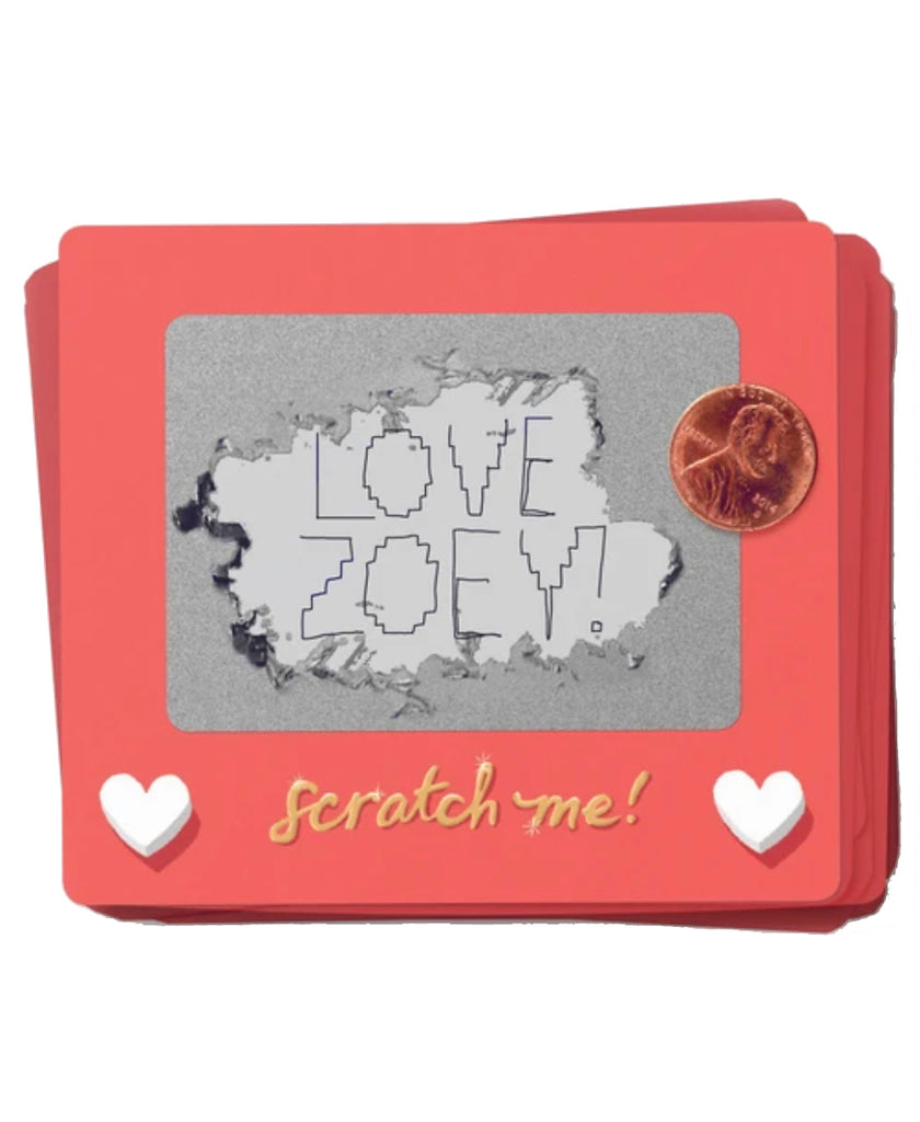 Small Scratch A Sketch Valentines Pack