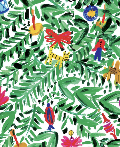 Tinsel in the Tree Gift Wrap