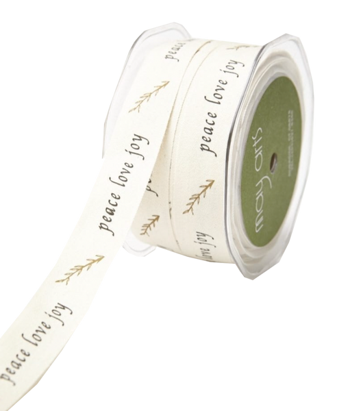 Peace Love Joy Ribbon