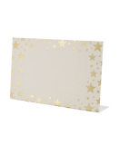 Frame Place Cards - Gold Stars (Bottom Fold)
