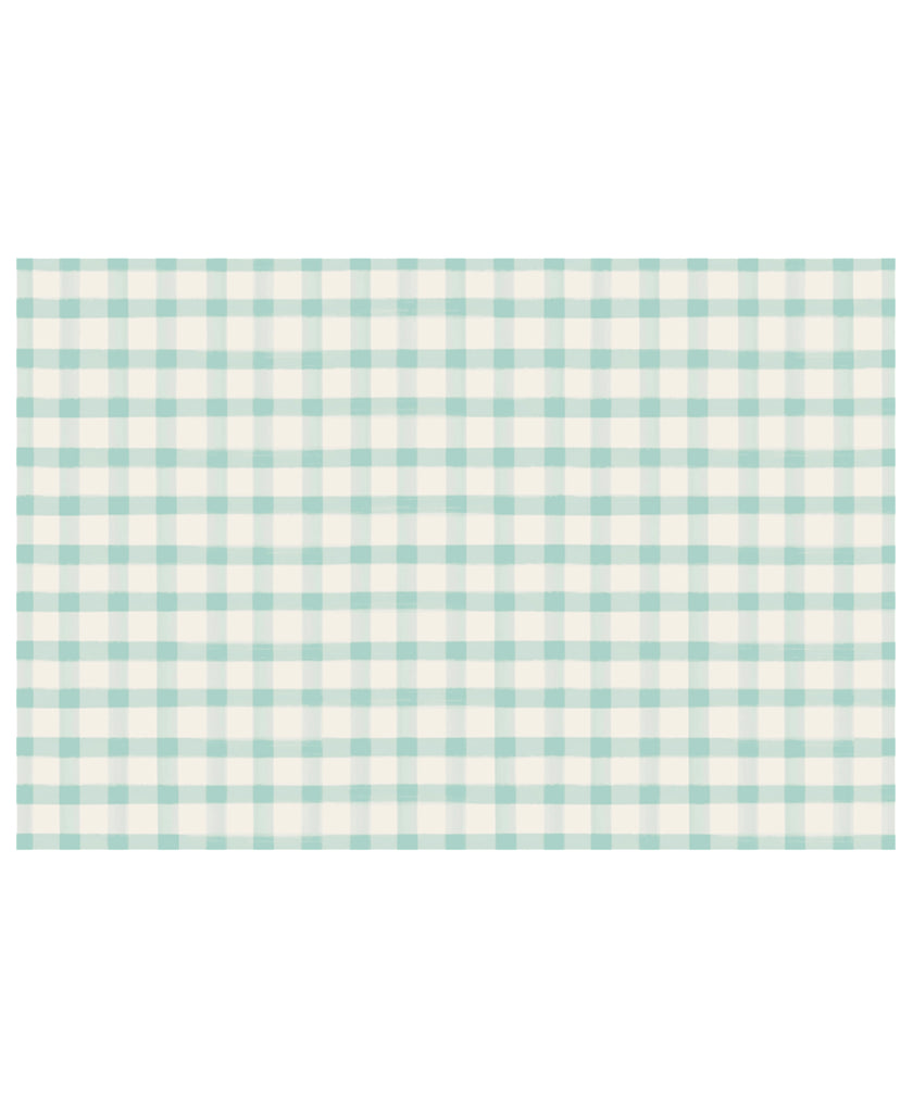 Seafoam Check Placemat