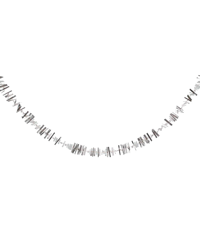 Silver Tinsel Mini Garland