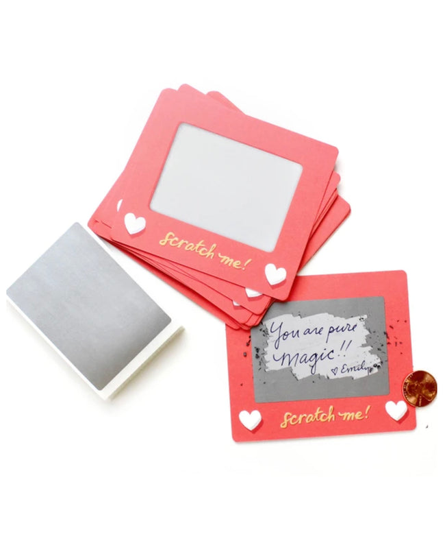 Small Scratch A Sketch Valentines Pack