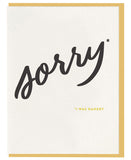 Sorry Hangry