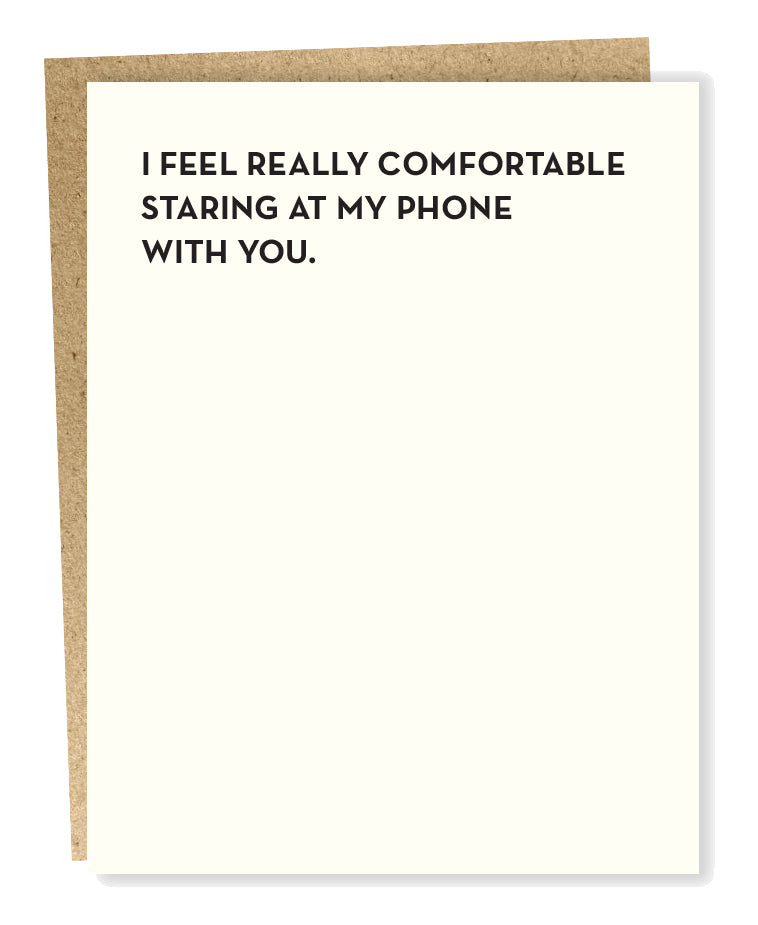 Staring At My Phone With You