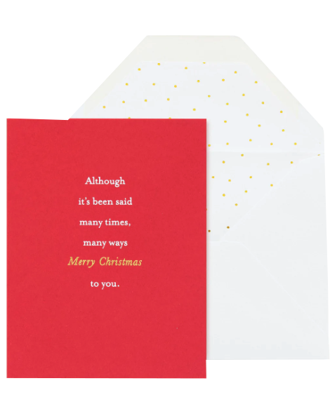 Although It's Been Said