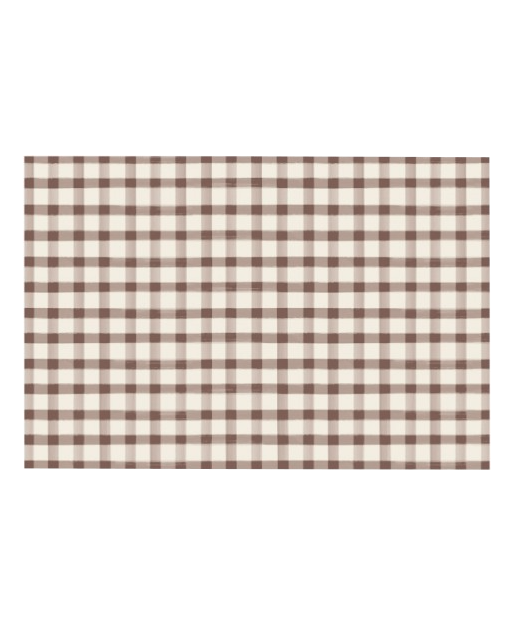Brown Check Placemat
