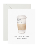 Tall Dark + Handsome Coffee