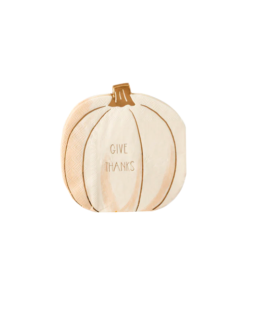 Creamy Pumpkin Napkins