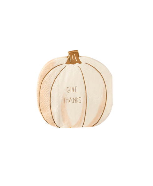 Creamy Pumpkin Napkins