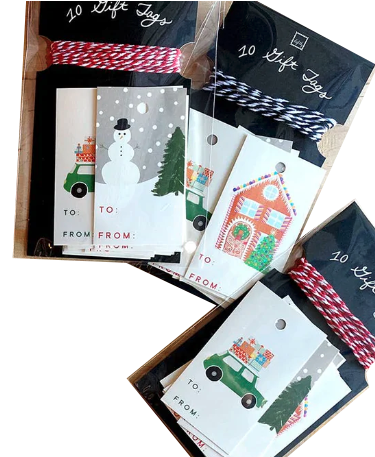 Holiday Gift Tags | Mixed Set of 10