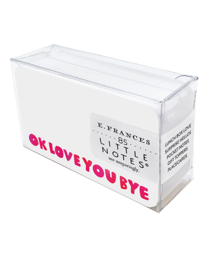 Okloveyoubye Little Notes® by E. Frances Paper